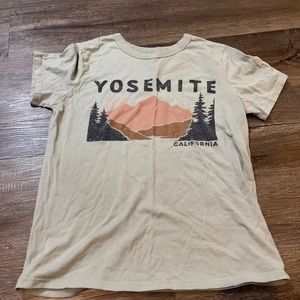 Yosemite shirt found at target and pretty used soft and cotton